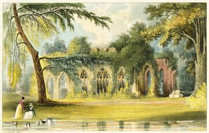 De ruïnes, Frogmore, 1828